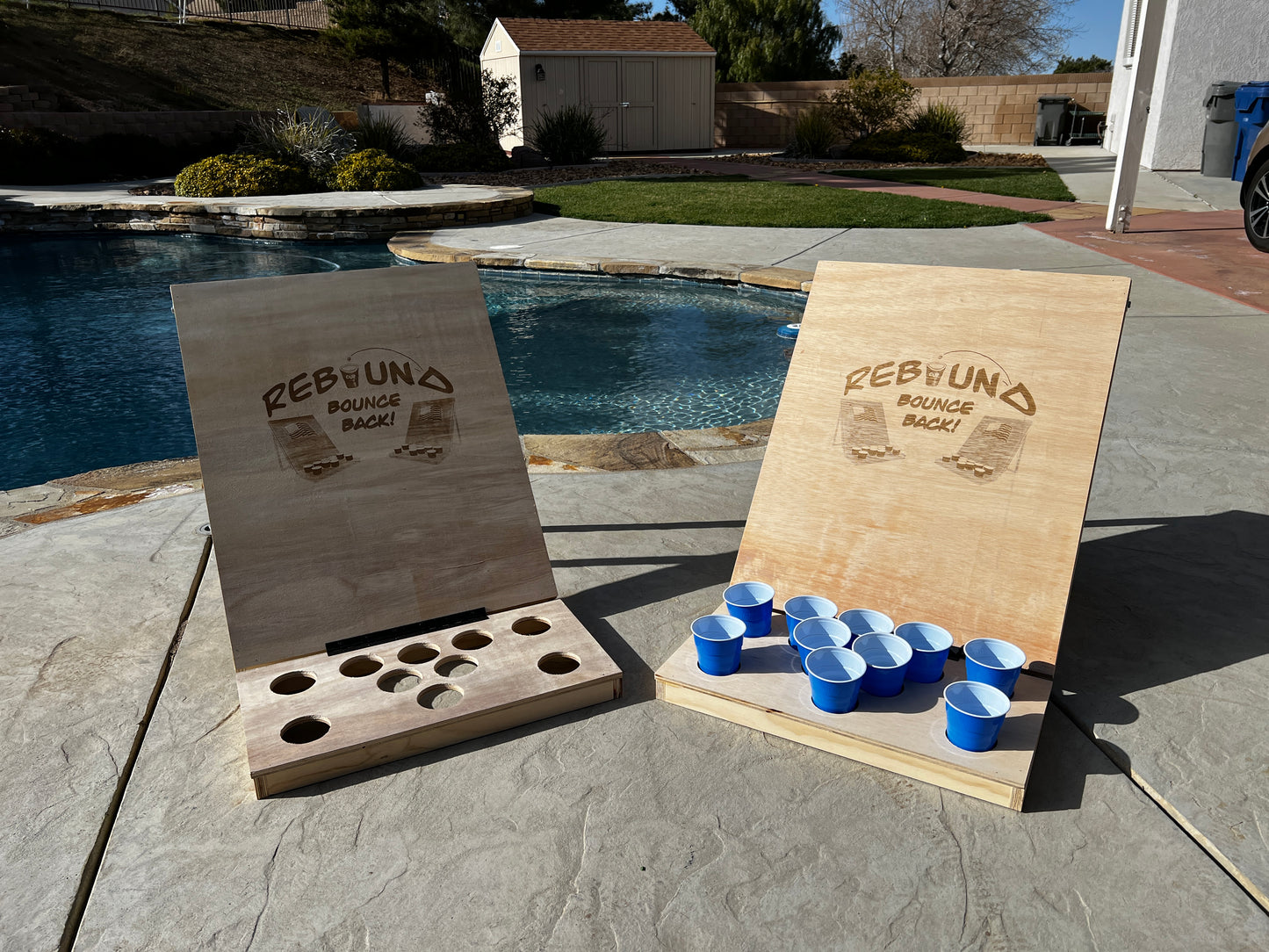 Basic Rebound Cup Party Game