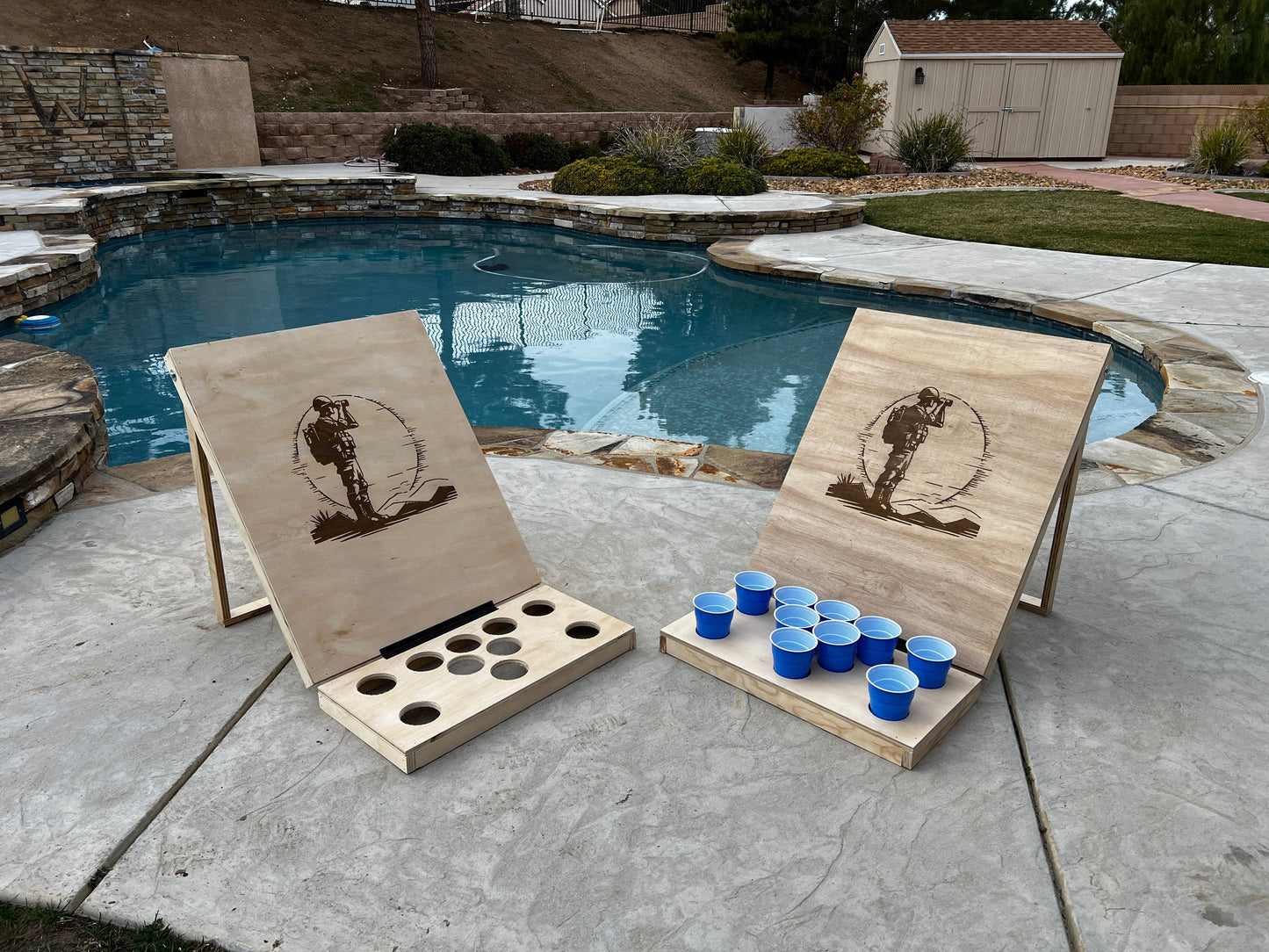 Custom Rebound Cup Party Game